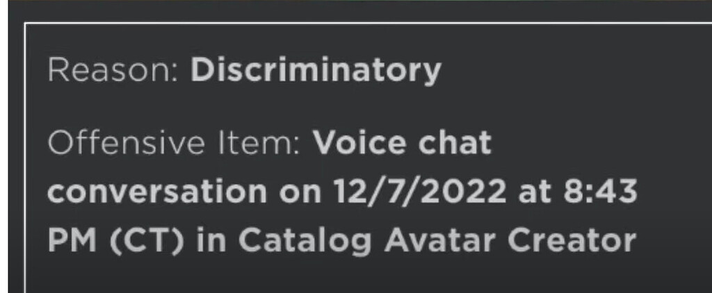 Roblox voice chat account bans 