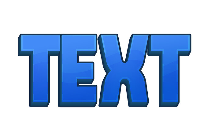 'Text' Logo with ocean-themed effects.