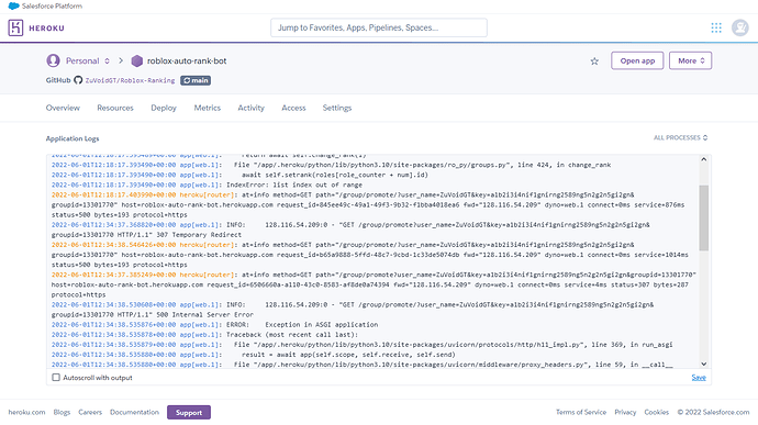 roblox-auto-rank-bot · Logs _ Heroku - Mozilla Firefox 01_06_2022 19_35_26