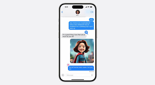 AI generated photos for imessages