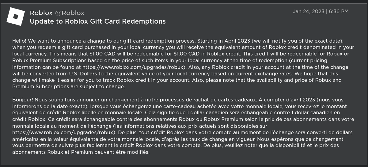 Roblox Gift Cards They re Changing General Cookie Tech