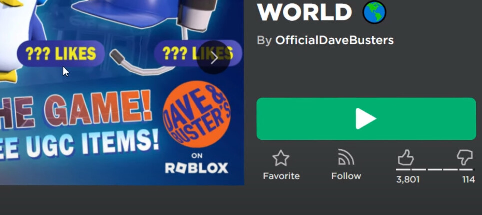 The biggest missed event opportunity ever (ROBLOX DAVE & BUSTER'S WORLD)  