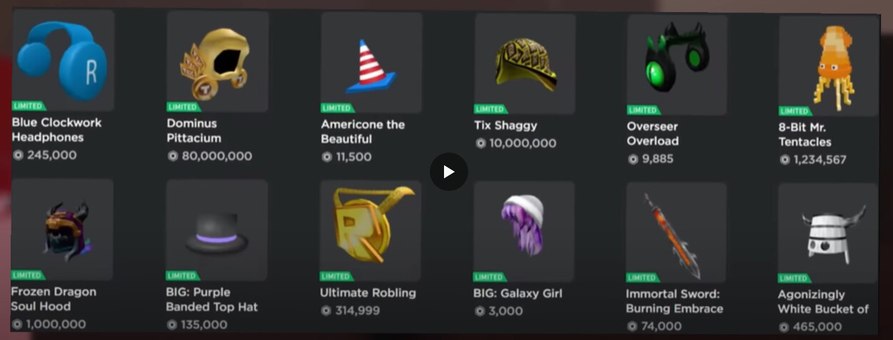 Roblox Limited Deals