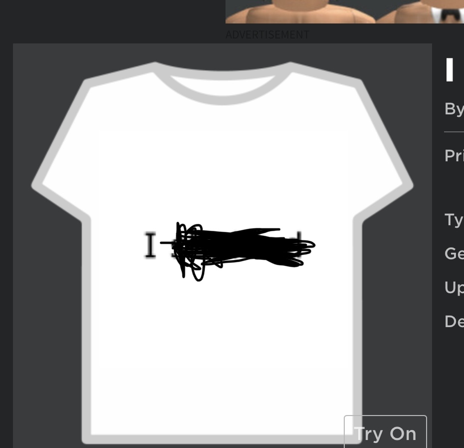 this t-shirt is soo inapropied how this is in roblox? this is not