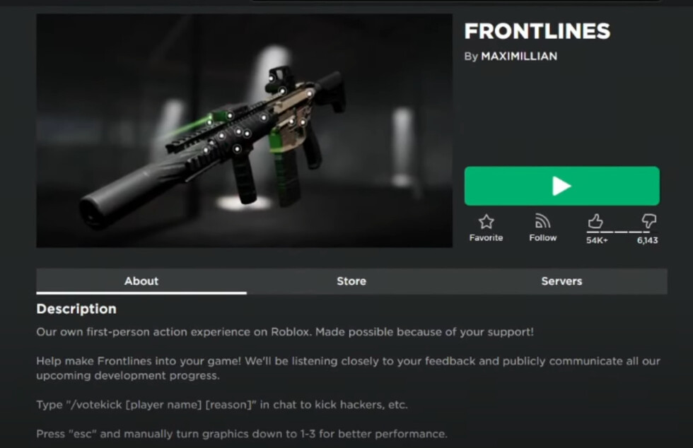 FRONTLINES - Roblox