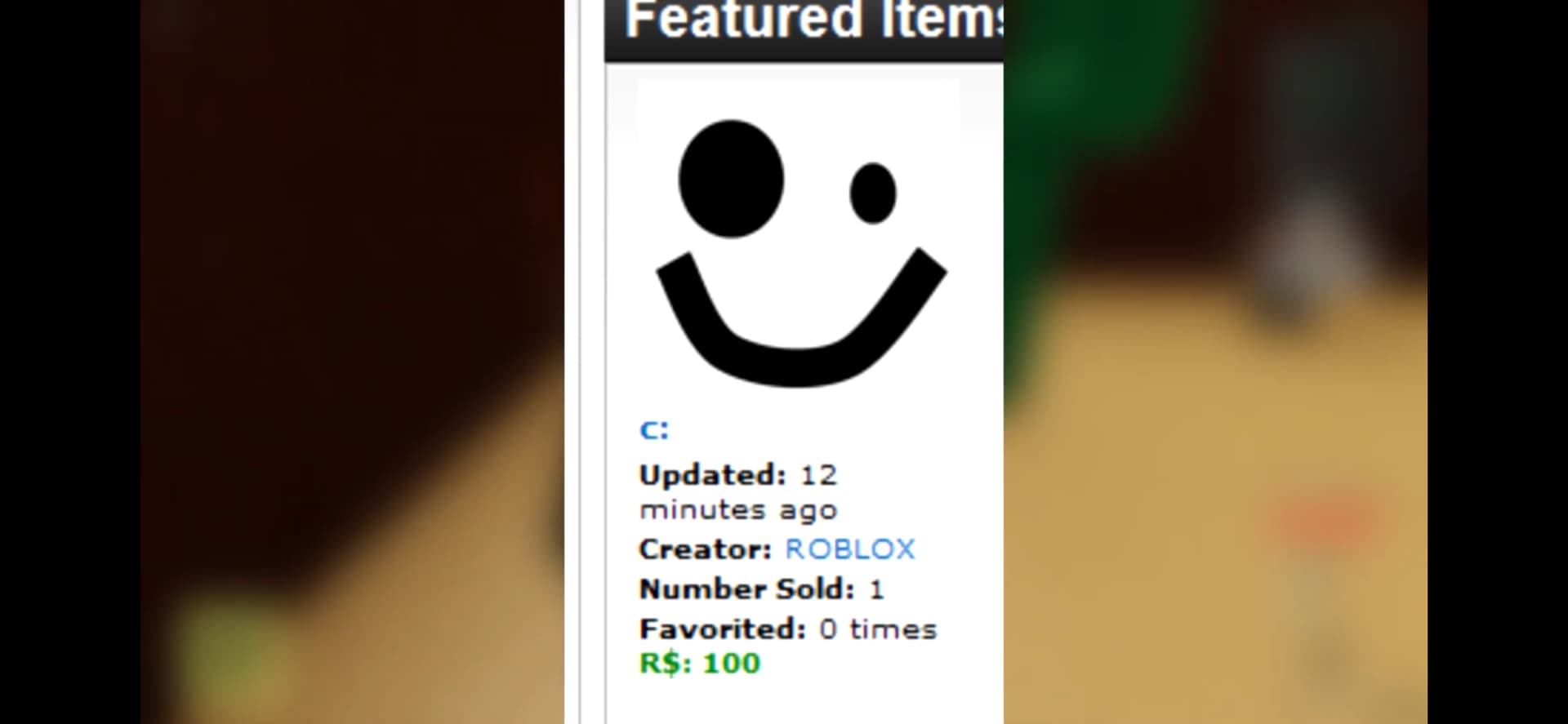 Roblox C: hacked face now available? - General - Cookie Tech