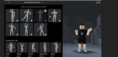 NEW Roblox Emote Avatar Update (Profile Picture) 