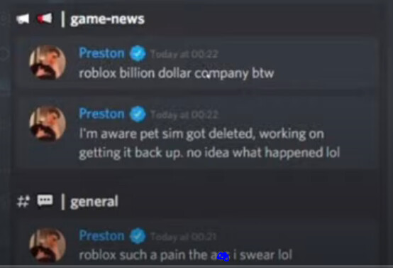 roblox)Im TOO FAMOUS IN THE BIG GAMES DISCORD-PET SIMULATOR 